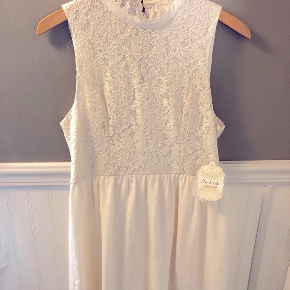 Party Dress Altar’d State Women’s Dress Size M Cream - Picture 5 of 6